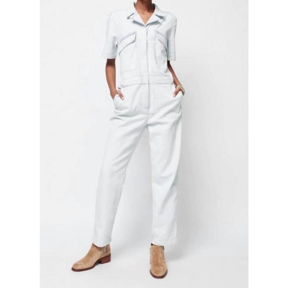 Faherty Blythe Denim Jumpsuit